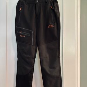 BenBoy Women's Outdoor Waterproof Windproof Fleece Pants